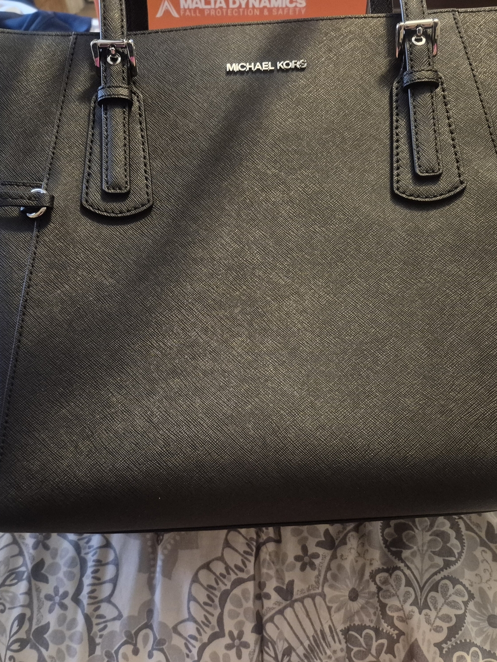 Michael Kors Black Saffiano Leather Tote